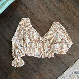Floral Crop top